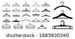 set of clothes hangers or... | Shutterstock .eps vector #1885830340