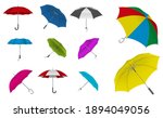 set of realistic umbrella in... | Shutterstock .eps vector #1894049056