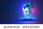 ai or artificial intelligence... | Shutterstock .eps vector #2041162403