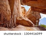 Cave Crevices In Sandstone...