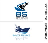 Design Logo With Fish And Boat...