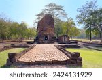 Small photo of Phetchabun, Thailand - 27 January 2024: Prasat Prang Song Phi Nong is located in Si Thep Historical Park. UNESCO registered as a World Heritage Site.