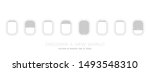 airplane windows. aircraft.... | Shutterstock .eps vector #1493548310
