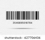 realistic barcode icon isolated