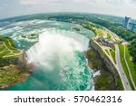Niagara Falls Aerial Skyline...
