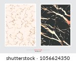 gold marble cover background ... | Shutterstock .eps vector #1056624350
