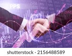 Small photo of Business, Technology, Internet and network concept. Financial Graph. Stock Market chart. Forex Investment: PPS