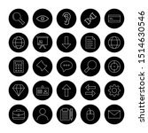 25 universal icon for your... | Shutterstock . vector #1514630546