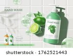 ad template for hand wash and... | Shutterstock .eps vector #1762521443