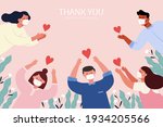 thank you hero illustration in... | Shutterstock .eps vector #1934205566