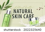 3d natural and organic skincare ... | Shutterstock .eps vector #2022325640
