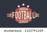 Football League Logo. American...