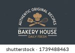 bakery vintage logo. bakery... | Shutterstock .eps vector #1739488463