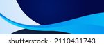 wave tech dark blue abstract... | Shutterstock .eps vector #2110431743