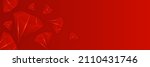 modern red abstract banner... | Shutterstock .eps vector #2110431746