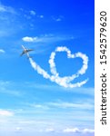 Aircraft Draw A Heart In The...