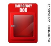 Red Emergency Box Template....