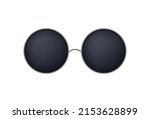 round sunglasses. stylish... | Shutterstock .eps vector #2153628899