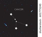 zodiac constellation cancer ... | Shutterstock .eps vector #601775240