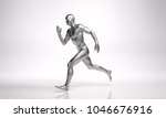 3d Rendering    A Running Male...