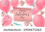 happy valentines day greeting... | Shutterstock .eps vector #1904671363