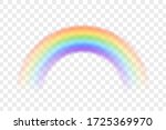 colour rainbow isolated on... | Shutterstock .eps vector #1725369970