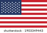 official american flag vector... | Shutterstock .eps vector #1903349443