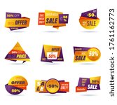 set of retail sale badge.... | Shutterstock .eps vector #1761162773