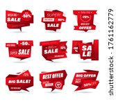 set of retail sale badge.... | Shutterstock .eps vector #1761162779