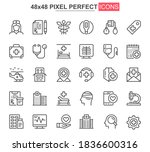 medical service thin line icon... | Shutterstock .eps vector #1836600316
