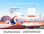 online booking at air tickets... | Shutterstock .eps vector #2007049310