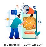 Email Marketing Concept In...