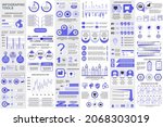 bundle infographic elements... | Shutterstock .eps vector #2068303019