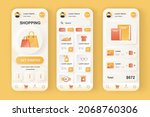 online shopping concept... | Shutterstock .eps vector #2068760306