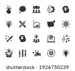 vector set of creativity flat... | Shutterstock .eps vector #1926750239