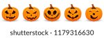 set pumpkin on white background.... | Shutterstock .eps vector #1179316630