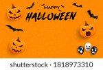 halloween sale promotion poster ... | Shutterstock .eps vector #1818973310