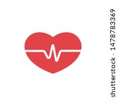heart icon logo element... | Shutterstock .eps vector #1478783369