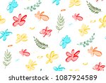 seamless pattern of abstract... | Shutterstock .eps vector #1087924589