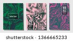 graphic marble prints  vector... | Shutterstock .eps vector #1366665233