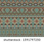 navajo american indian pattern... | Shutterstock .eps vector #1591797250