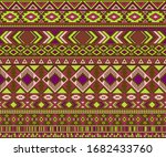 navajo american indian pattern... | Shutterstock .eps vector #1682433760