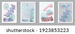 hand drawn elegant posters... | Shutterstock .eps vector #1923853223