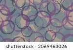 funky painted circles geometry... | Shutterstock .eps vector #2069463026