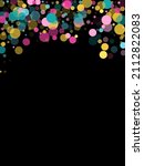 memphis round confetti modern... | Shutterstock .eps vector #2112822083