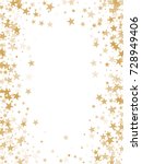 gold flying stars confetti... | Shutterstock .eps vector #728949406