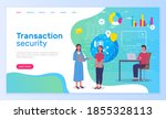 transaction security  people... | Shutterstock .eps vector #1855328113