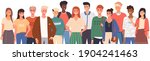 international group of people ... | Shutterstock .eps vector #1904241463