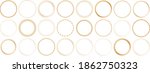 set of gold vintage round frame ... | Shutterstock .eps vector #1862750323