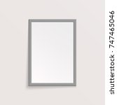 3d picture or photo frame... | Shutterstock .eps vector #747465046